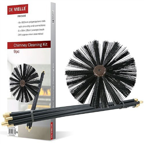 Chimney Cleaning Kit (9pc) 